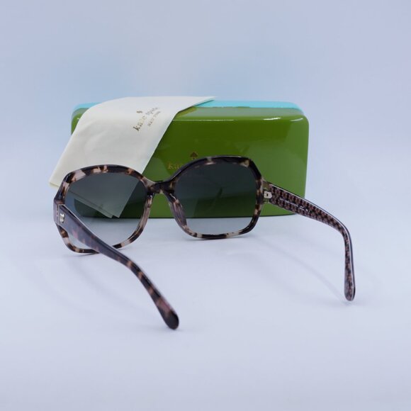 Kate Spade AMBERLYNN/S 0MAP 9K Square Sunglasses - Havana/Green main image 8
